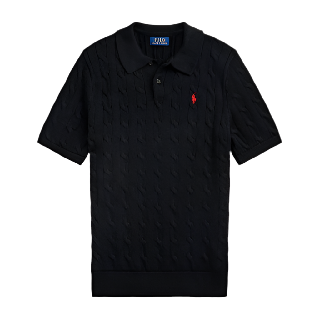 Ralph lauren cable knit shirt