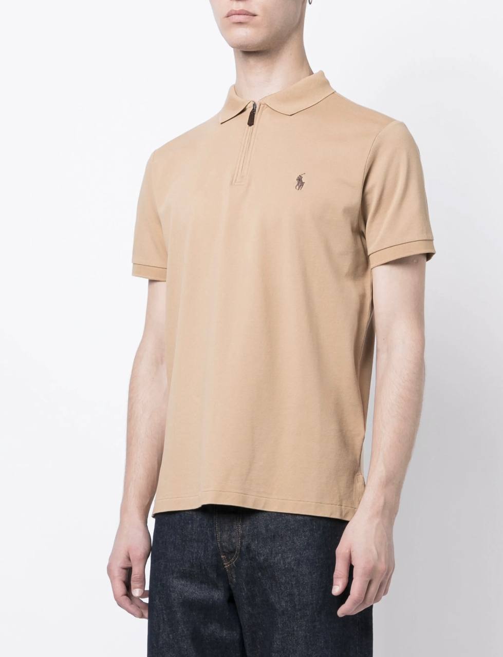 Zipper Polo Shirt