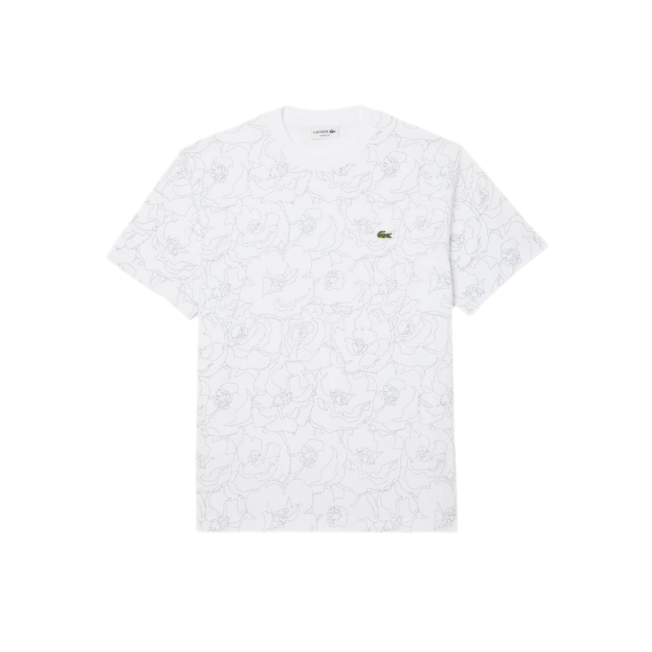 Lacoste flower print T-shirt