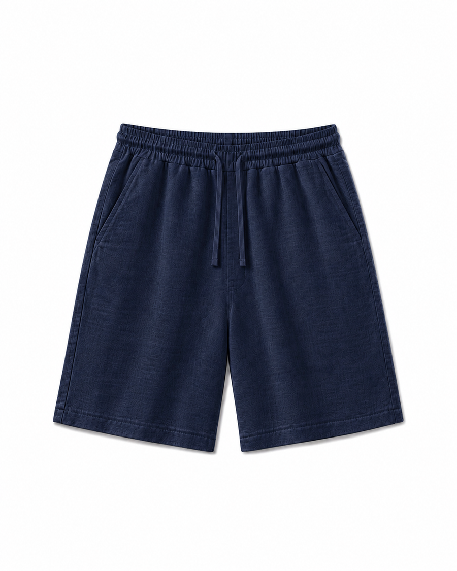 Linen Short - Navy