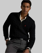 Cable Knit QuarterZip Sweater