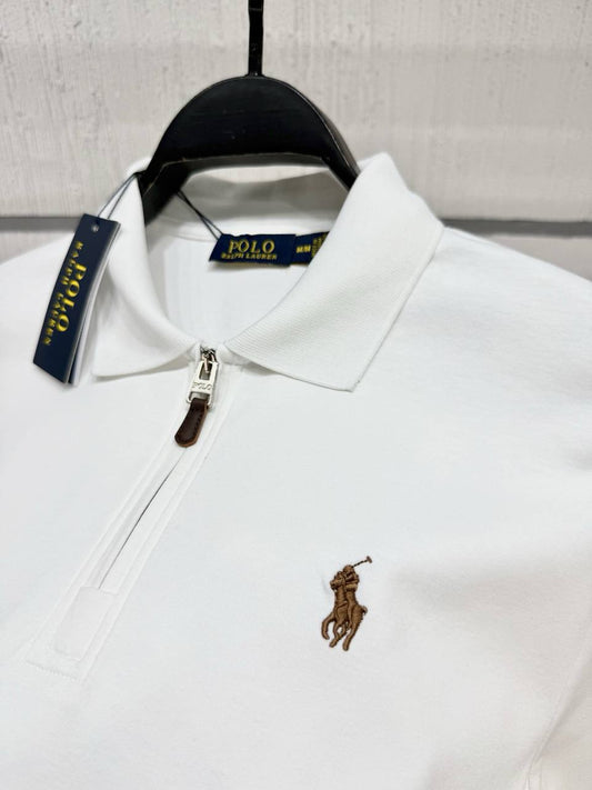 Zipper Polo Shirt