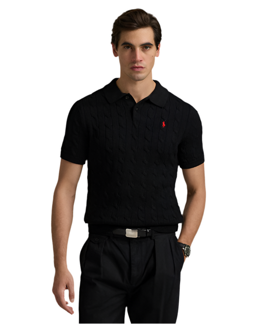 Ralph lauren cable knit shirt