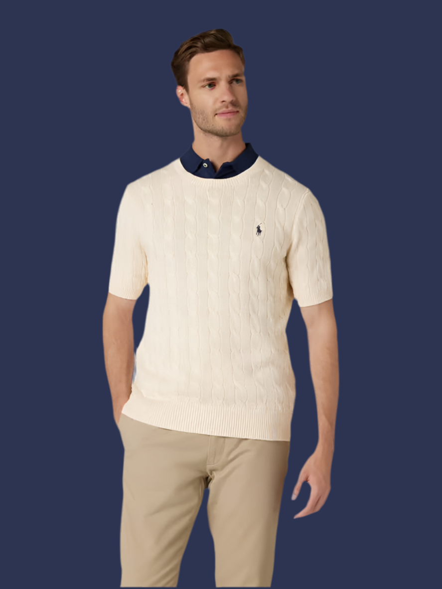 Ralph lauren cable knit T-shirt