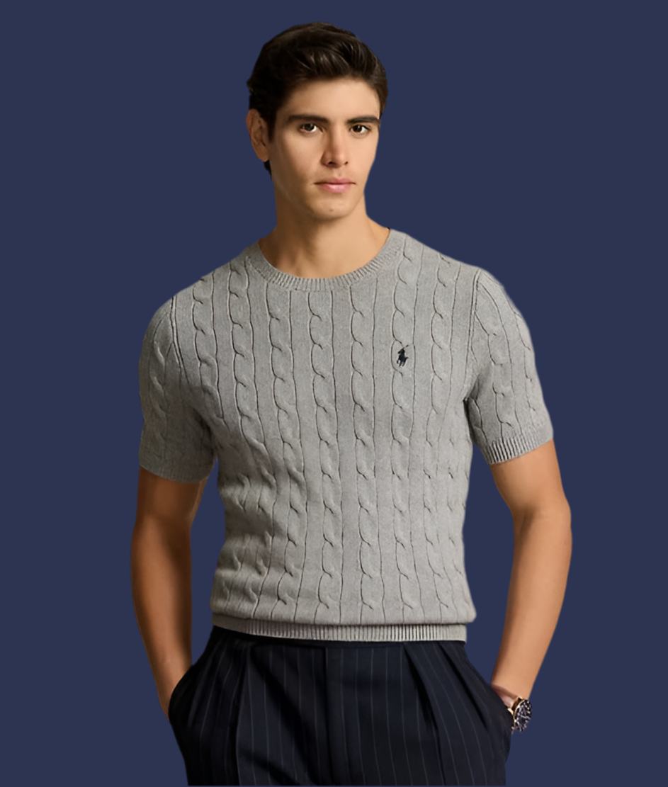 Ralph lauren cable knit T-shirt