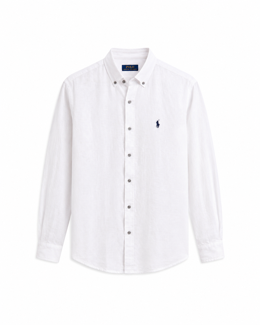 RL Linen Shirt Classic - White