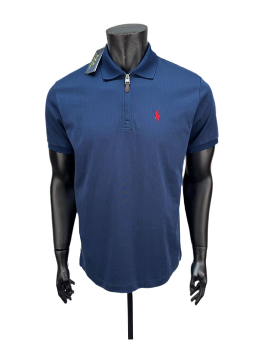 Zipper Polo Shirt