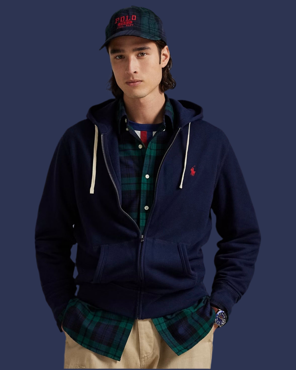 Double-Knit Full Zip Hoodie