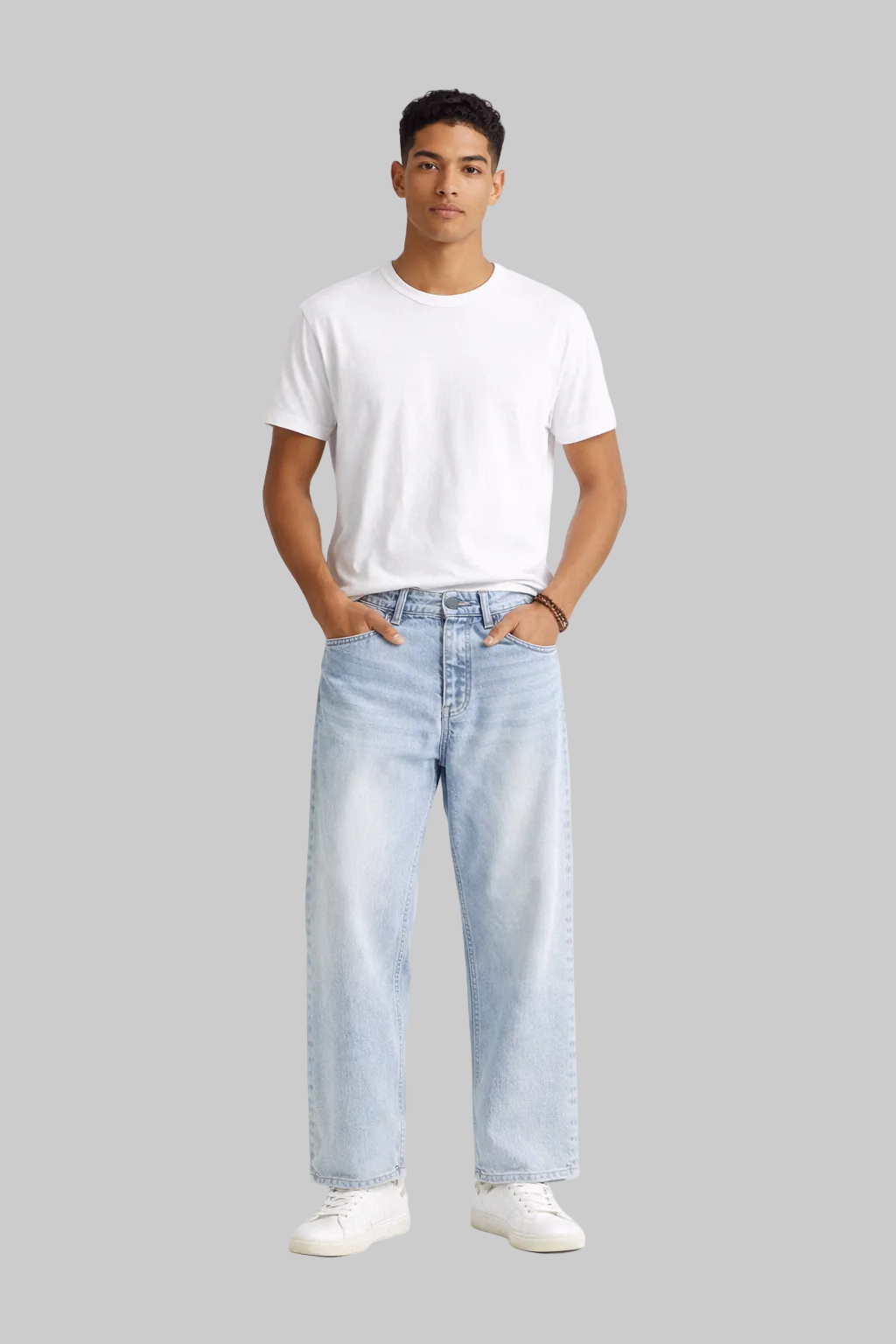 Light Wash Relaxed Fit Jeans