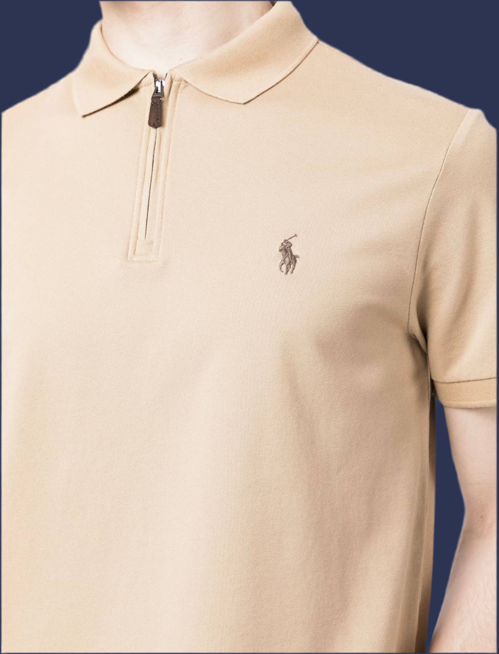 Zipper Polo Shirt