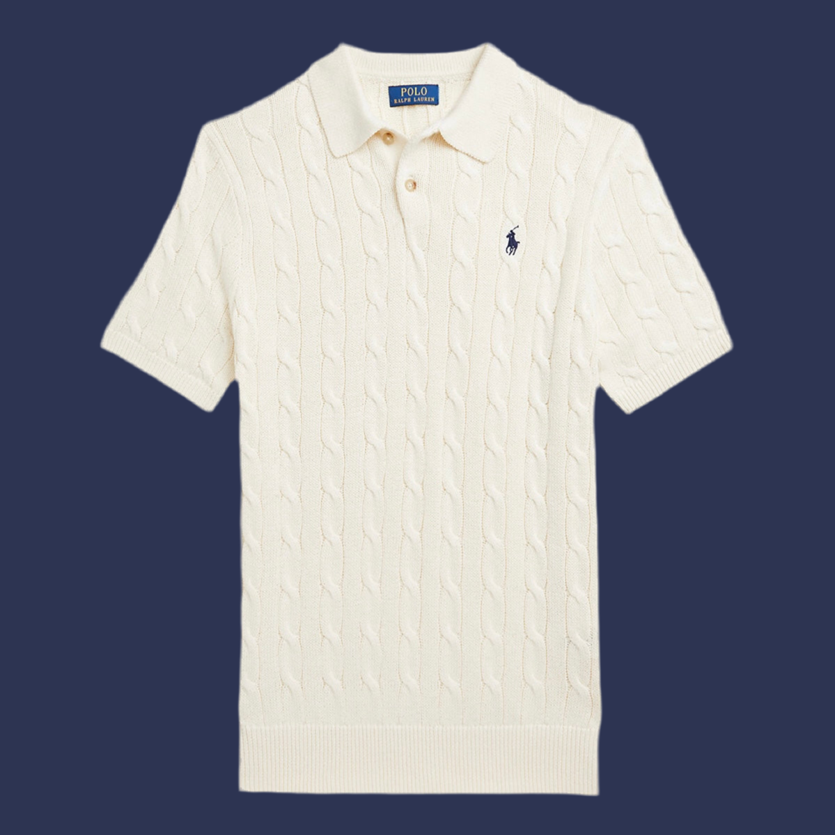 Polo Ralph lauren cable knit shirt