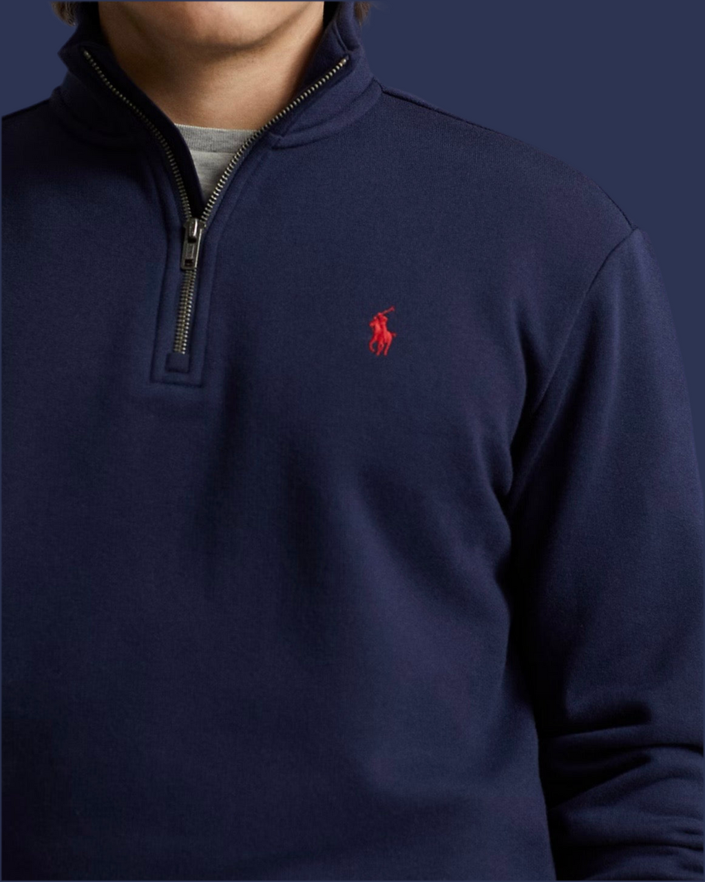 Basic Quarterzip Sweater