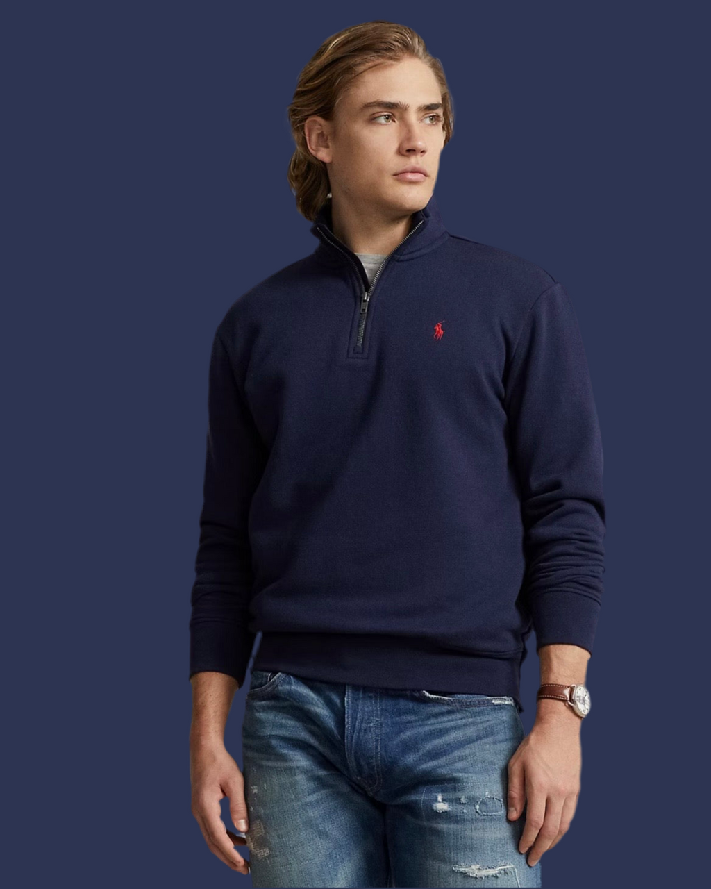 Basic Quarterzip Sweater