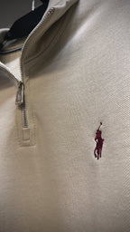 Cotton Quarter-zip Sweatshirt