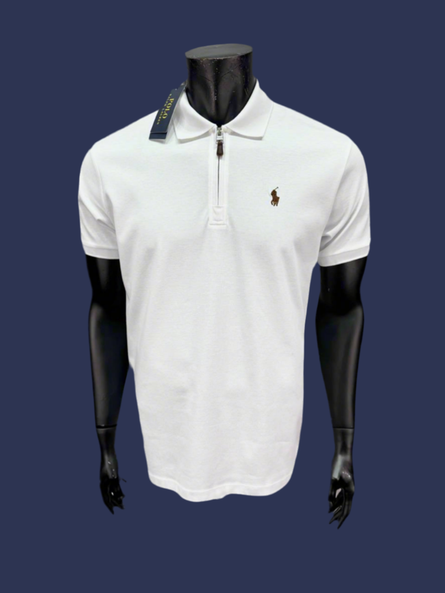 Zipper Polo Shirt