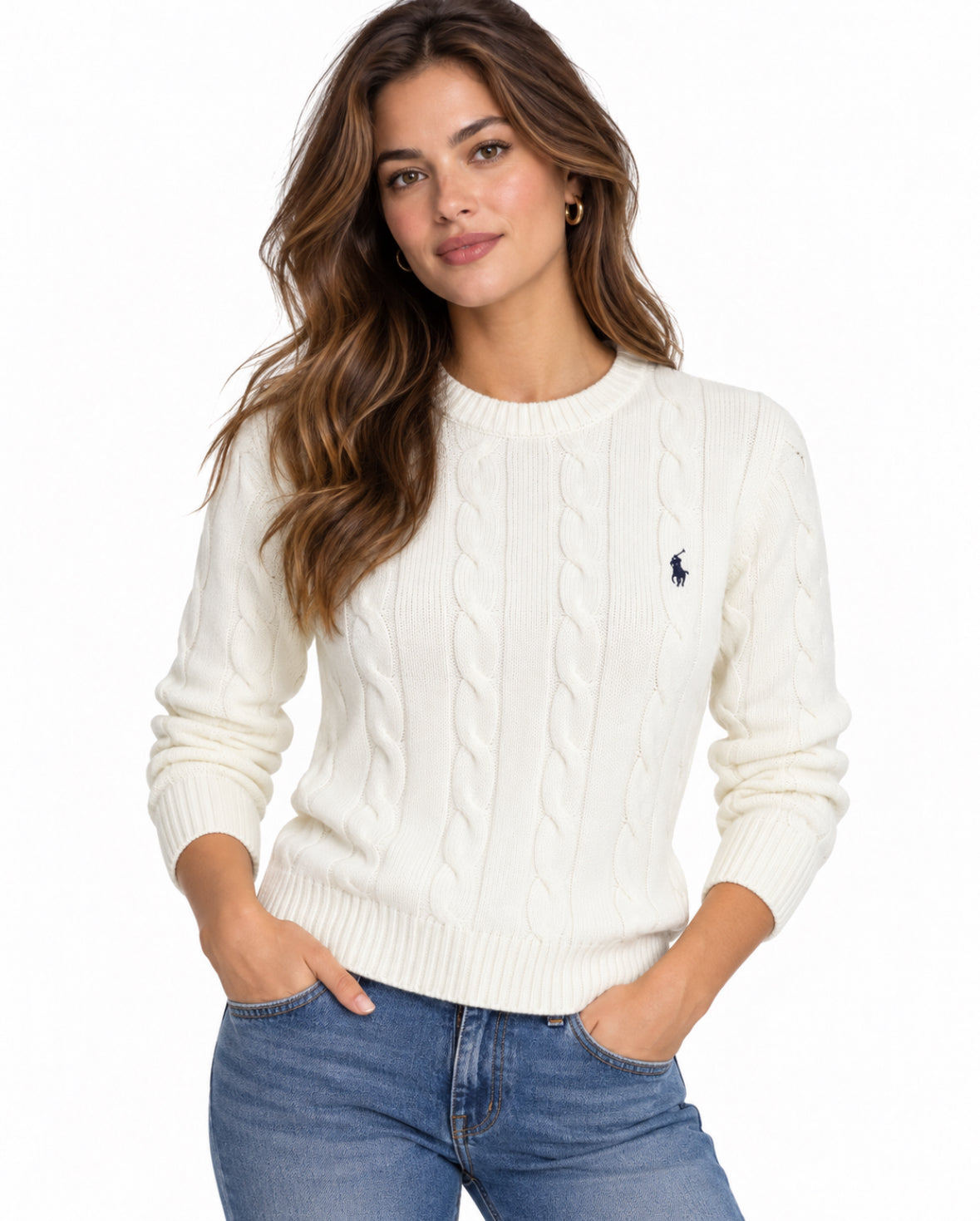 RL Women Cable Knit Sweater