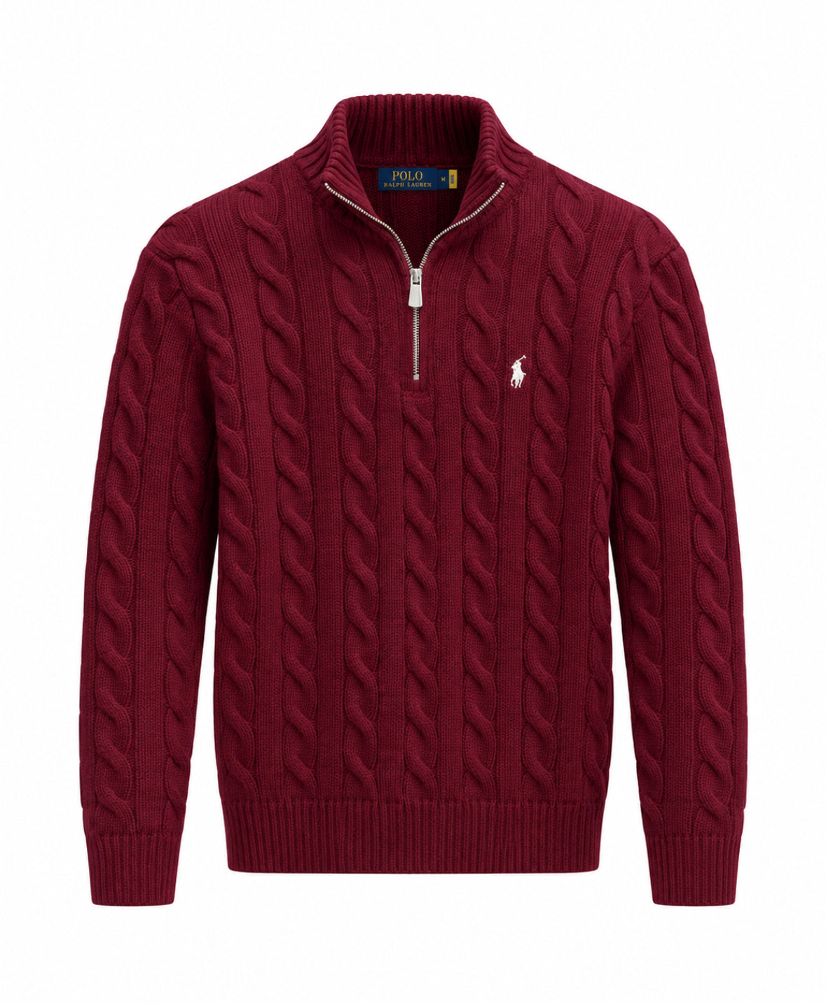 RL Cable Knit Quarter Zip
