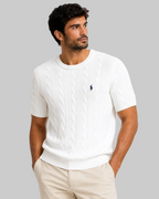 RL Cable Knit T-shirt