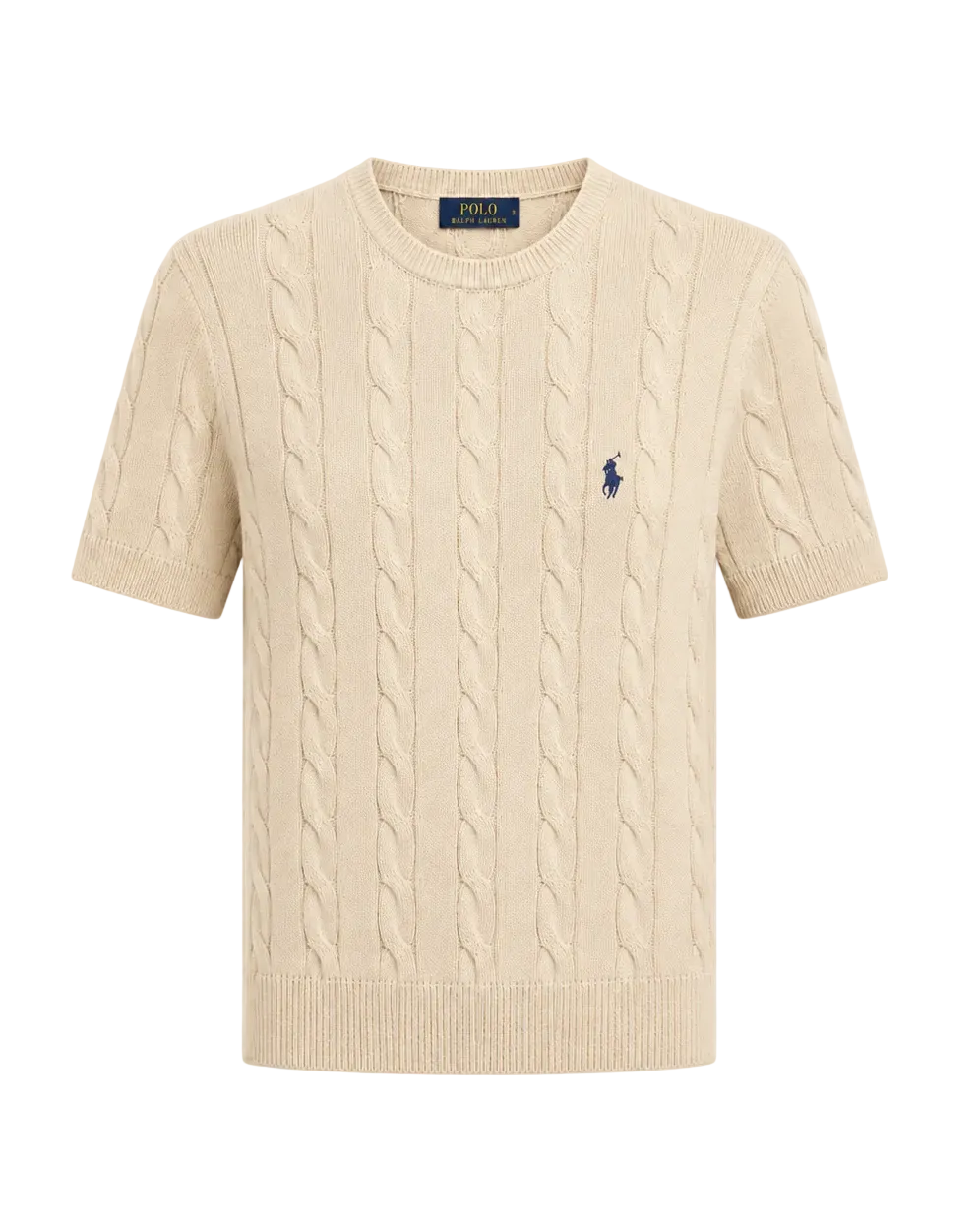Cable Knit T-Shirt - Bold Colours