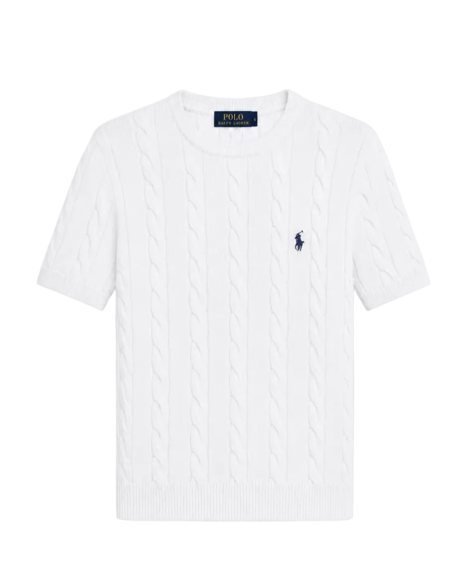 Cable Knit T-Shirt - Classic Colours