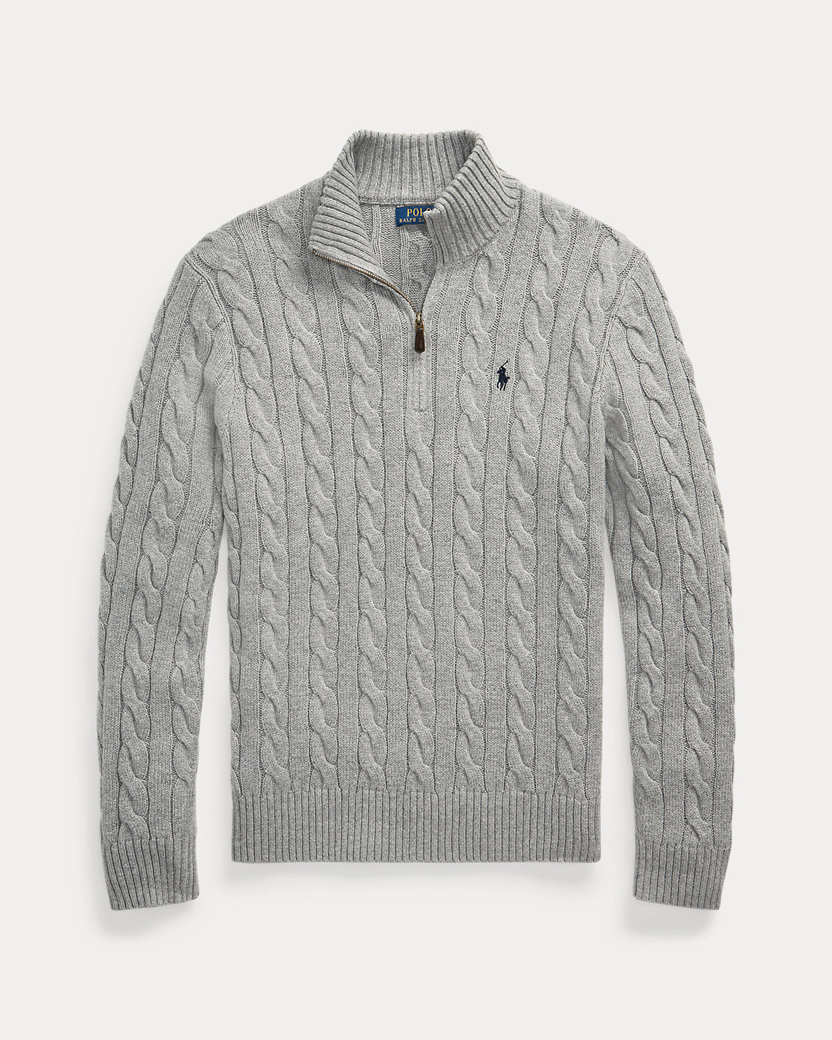 RL Cable Knit Quarter Zip